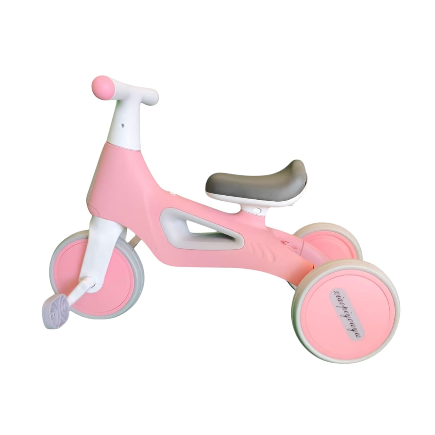 TRICICLO INFANTIL MULTIFUNCIONAL 5 EN 1 CON PEDALES ROSADO - 5