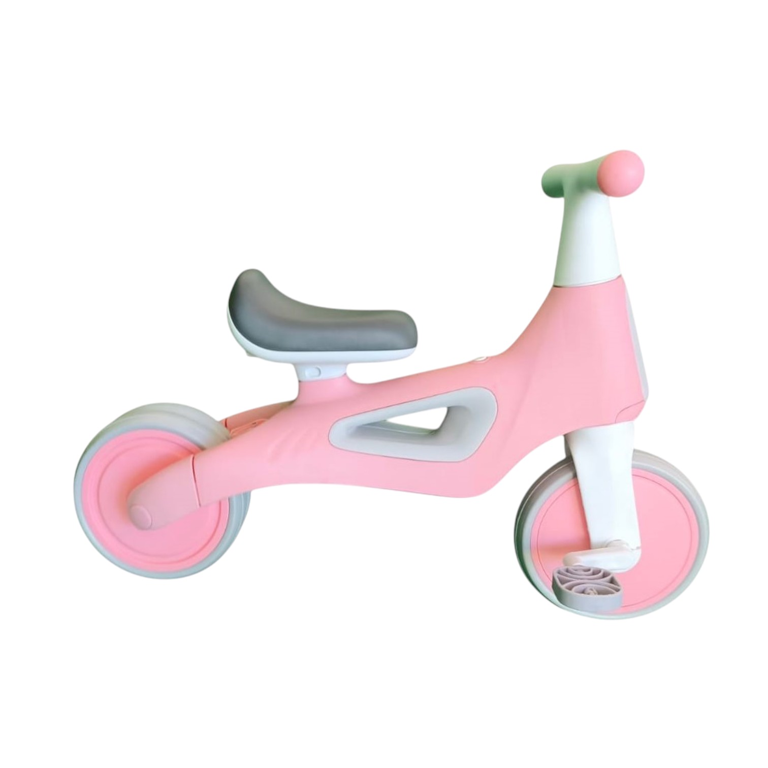 TRICICLO INFANTIL MULTIFUNCIONAL 5 EN 1 CON PEDALES ROSADO - 6