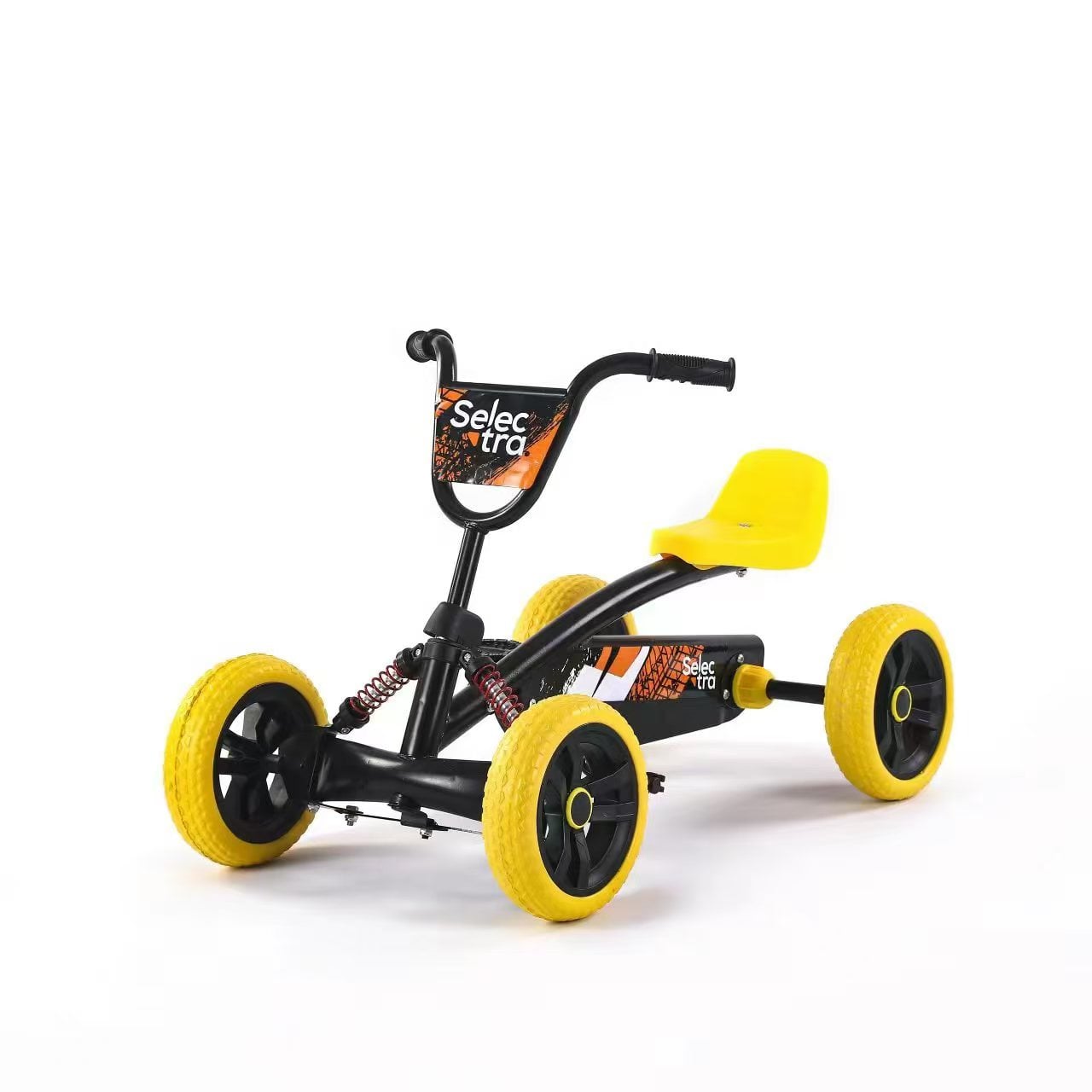 GOKART RACING CON PEDALES AMARILLO - 1