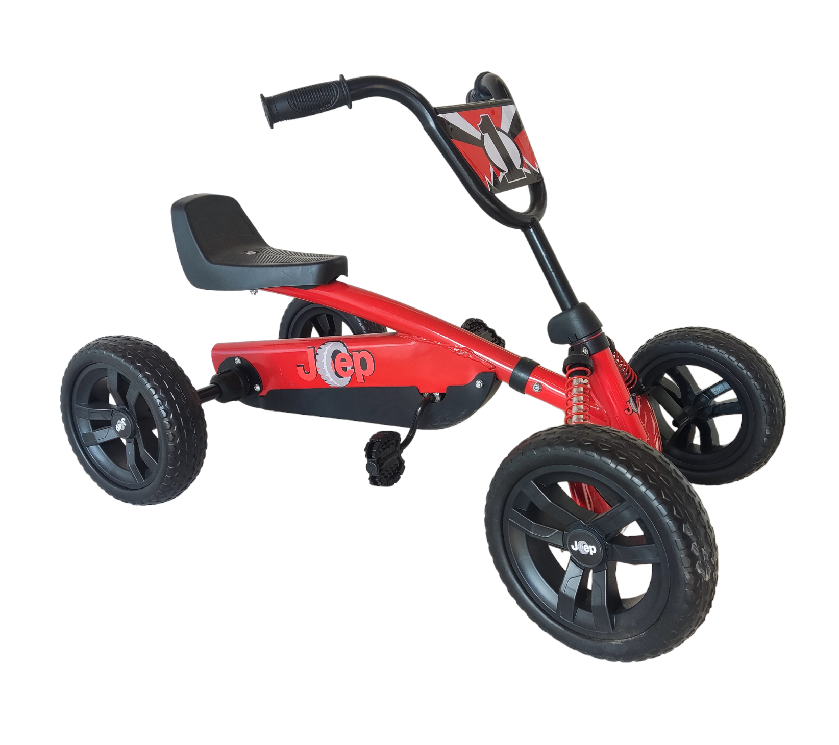 GOKART RACING CON PEDALES ROJO - 1