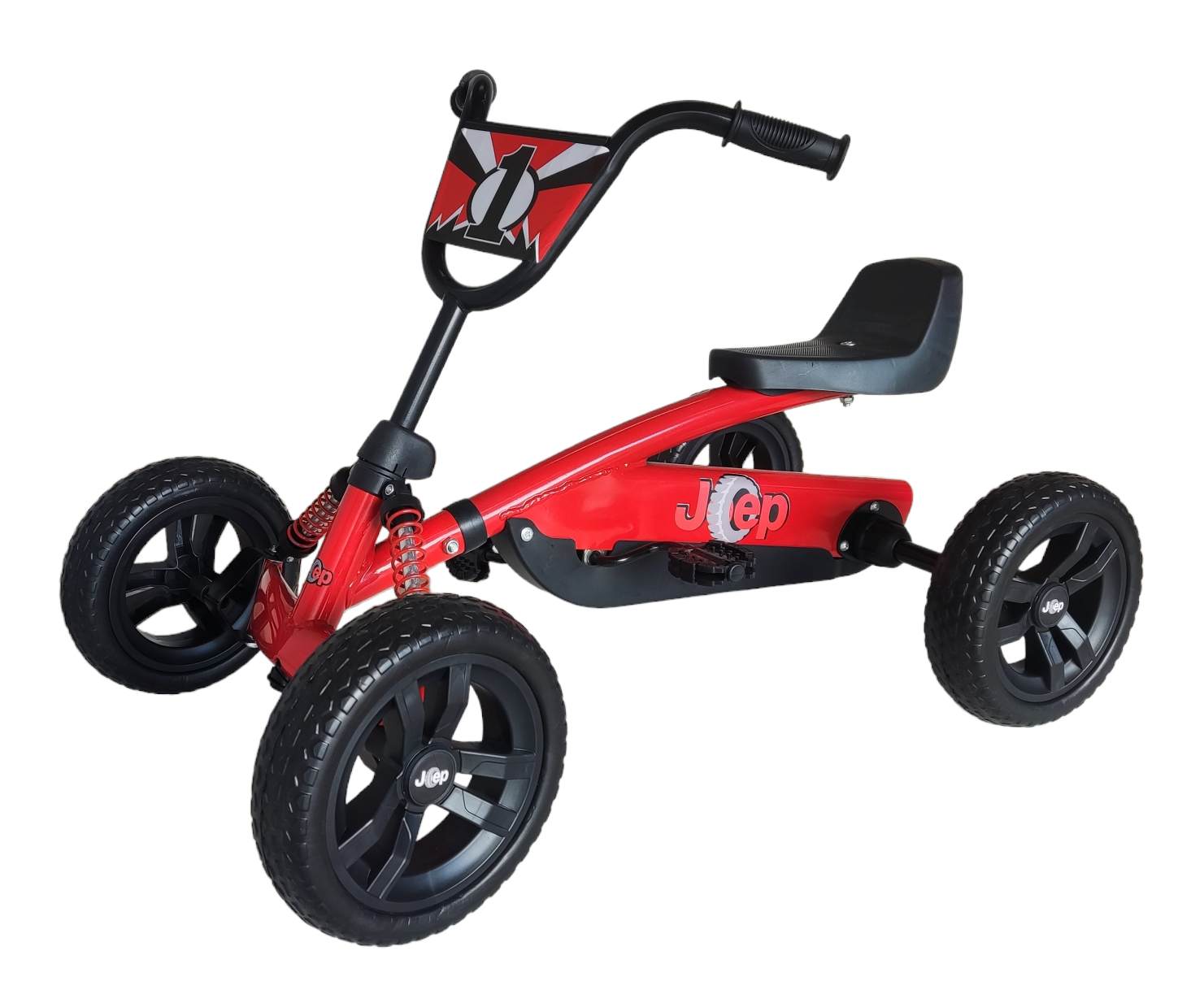 GOKART RACING CON PEDALES ROJO - 5
