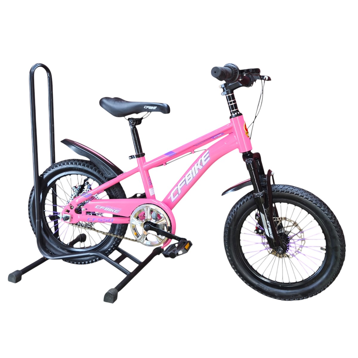 BICICLETA ARO 16 CFBIKE CFENG CON DISCO ROSADO - 2