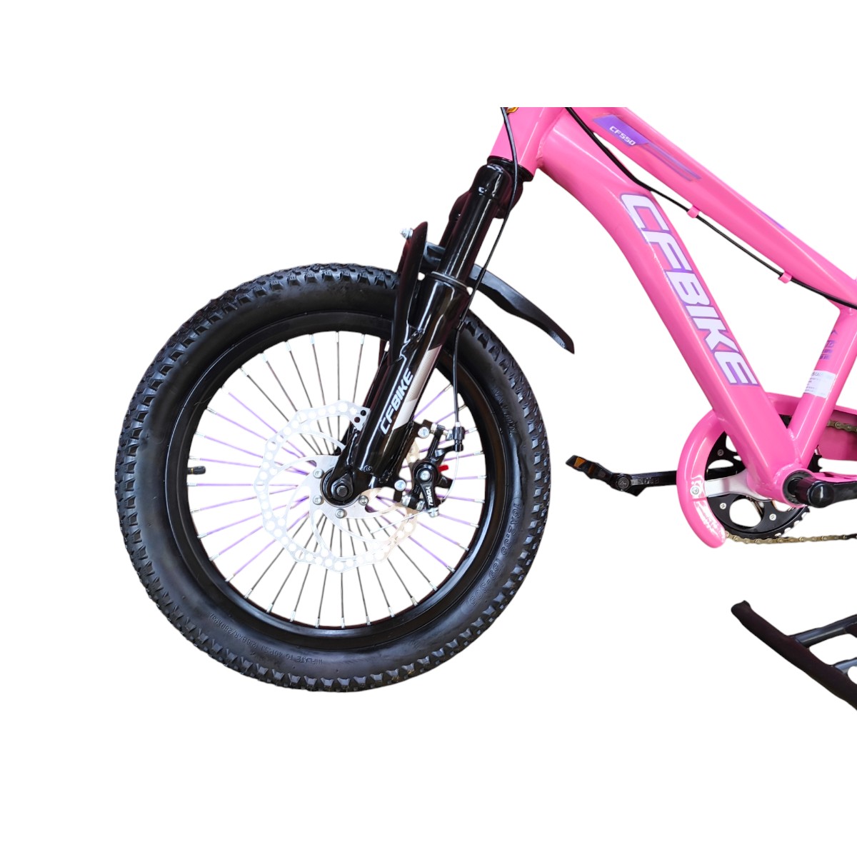 BICICLETA ARO 16 CFBIKE CFENG CON DISCO ROSADO - 5