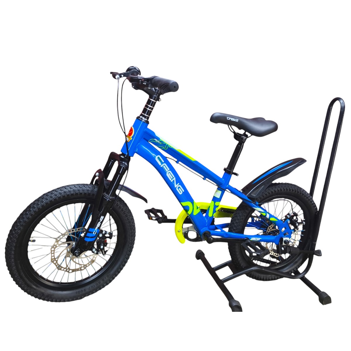 BICICLETA ARO 16 CFBIKE CFENG AZUL AMARILLO - 3