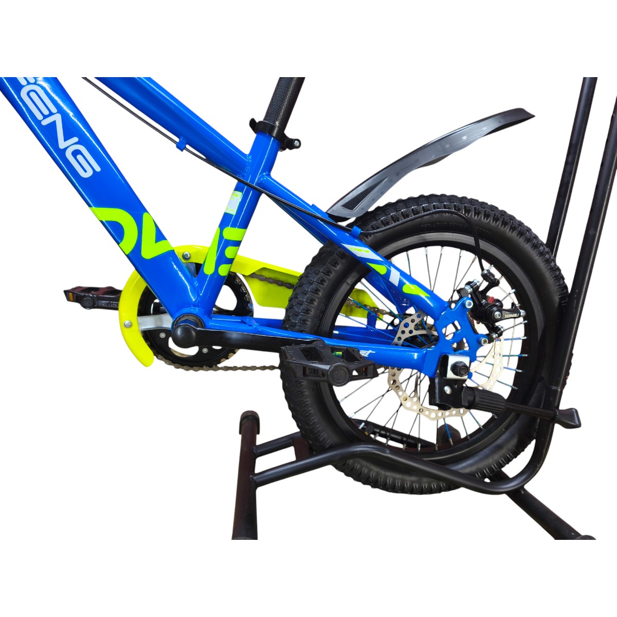 BICICLETA ARO 16 CFBIKE CFENG AZUL AMARILLO - 6