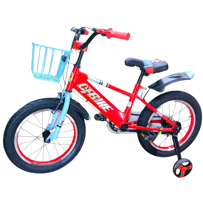BICICLETA ARO 16 INFANTIL CFBIKE EN COLOR ROJO/CELESTE - 2