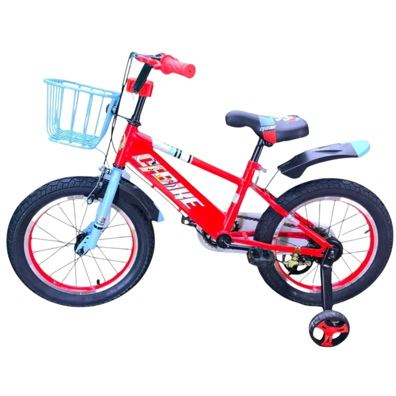 BICICLETA ARO 16 INFANTIL CFBIKE EN COLOR ROJO/CELESTE - 3