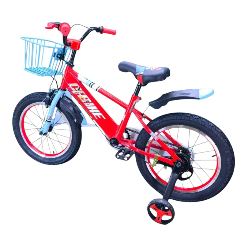 BICICLETA ARO 16 INFANTIL CFBIKE EN COLOR ROJO/CELESTE - 5