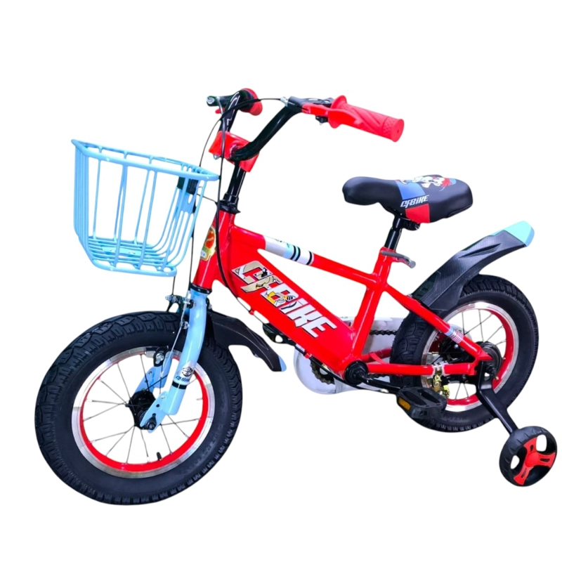 BICICLETA ARO 12 INFANTIL CFBIKE EN COLOR ROJO/CELESTE - 2