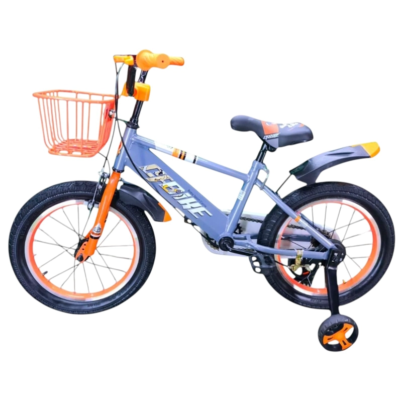 BICICLETA ARO 16 INFANTIL CFBIKE GRIS/NARANJO - 2