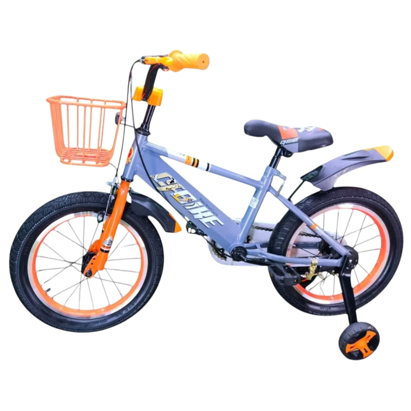 BICICLETA ARO 16 INFANTIL CFBIKE GRIS/NARANJO - 3