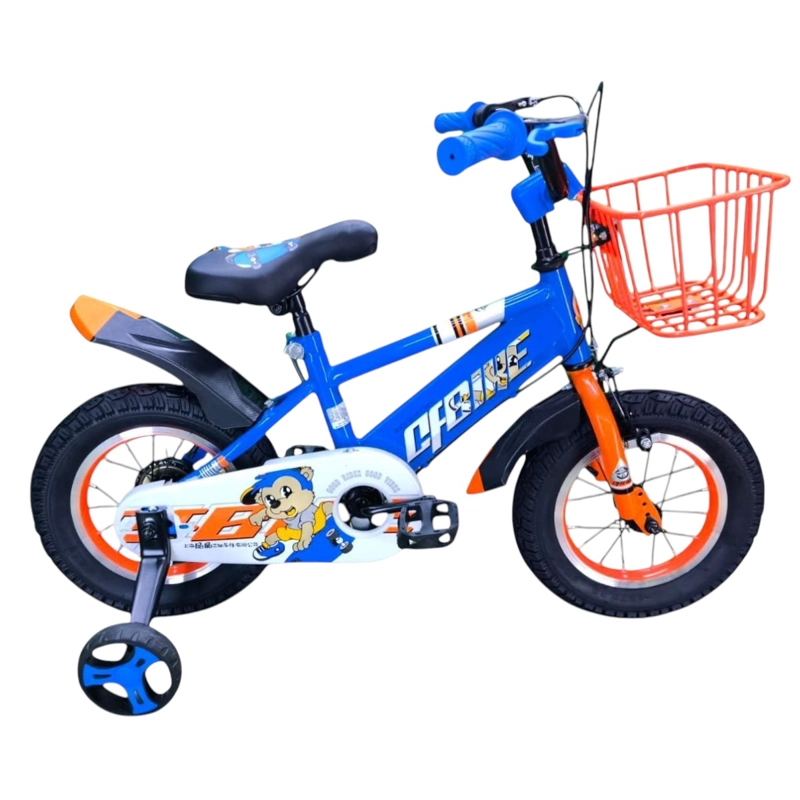 BICICLETA ARO 12 INFANTIL CFBIKE AZUL/NARANJO - 1