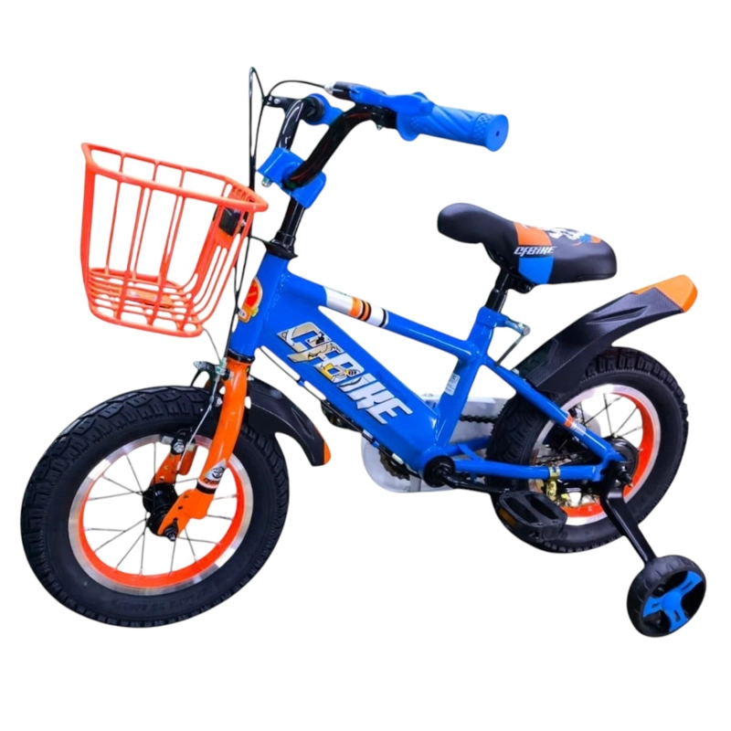BICICLETA ARO 12 INFANTIL CFBIKE AZUL/NARANJO - 2