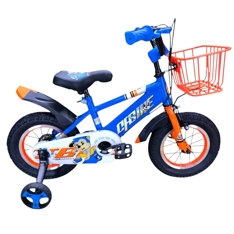 BICICLETA ARO 12 INFANTIL CFBIKE AZUL/NARANJO - 4