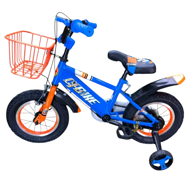 BICICLETA ARO 12 INFANTIL CFBIKE AZUL/NARANJO - 5