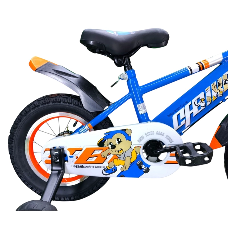 BICICLETA ARO 12 INFANTIL CFBIKE AZUL/NARANJO - 6