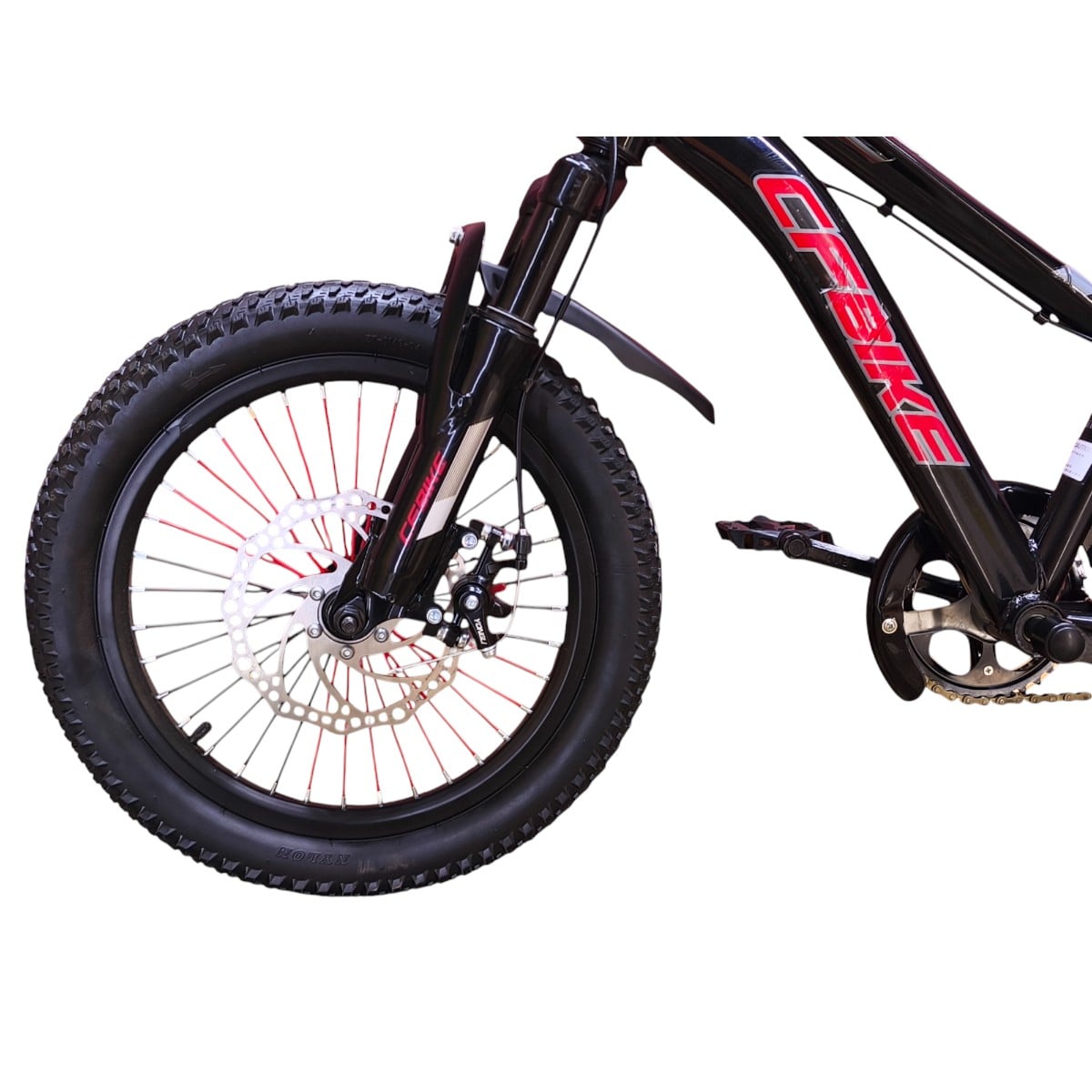 BICICLETA ARO 16 CFBIKE CON DISCO EN COLOR NEGRO - 5
