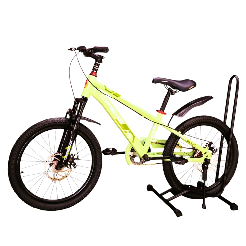 BICICLETA ARO 20  CFENG CON FRENO DISCO VERDE CLARO - 3