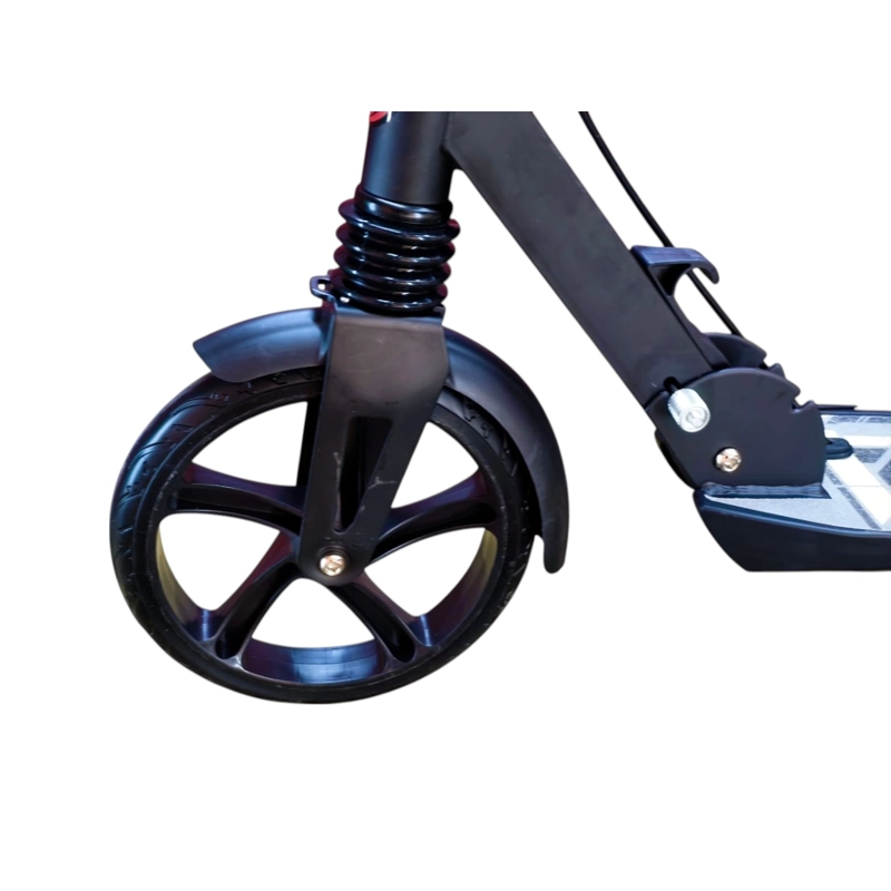 SCOOTER MONOPATÍN NIÑOS ADULTOS CON FRENO DISCO NEGRO - 4