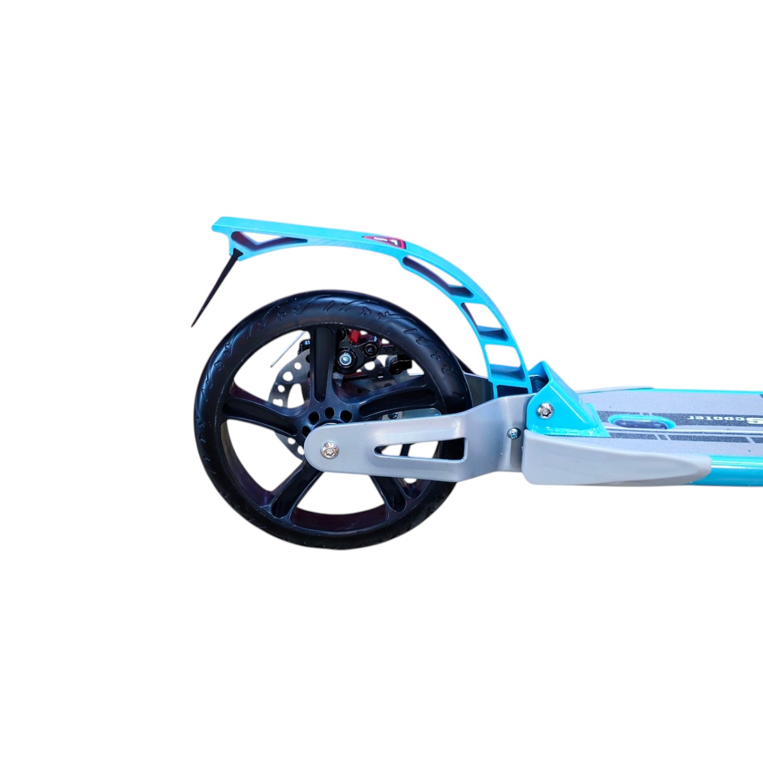 SCOOTER MONOPATÍN NIÑOS ADULTOS CON FRENO DISCO CELESTE - 2