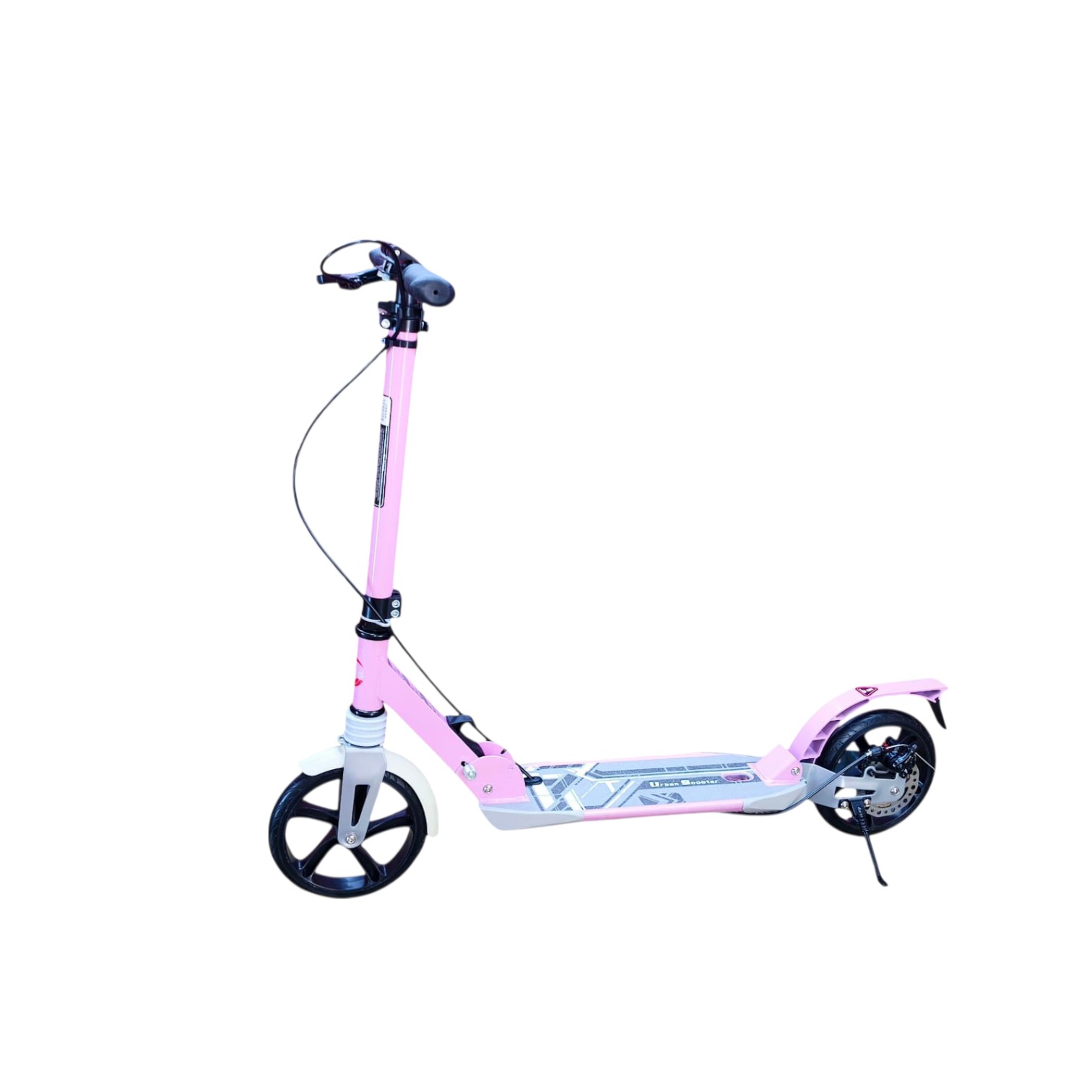 SCOOTER MONOPATÍN NIÑOS ADULTOS CON FRENO DISCO ROSADO - 2