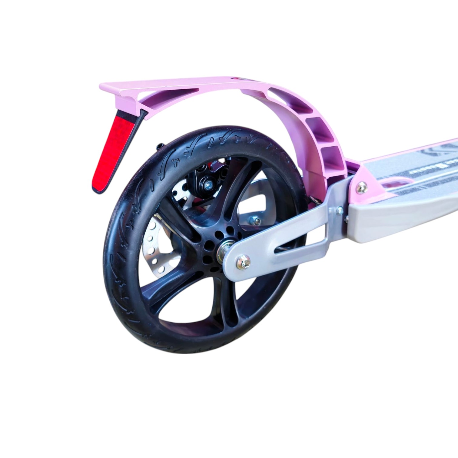 SCOOTER MONOPATÍN NIÑOS ADULTOS CON FRENO DISCO ROSADO - 7