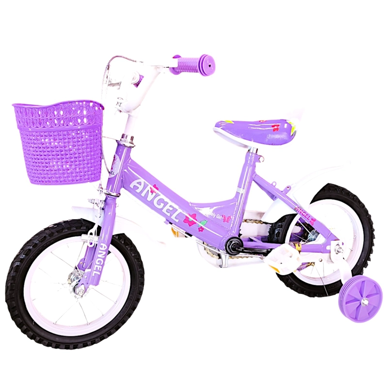 BICICLETA ARO 12 INFANTIL LILA ANGEL - 2