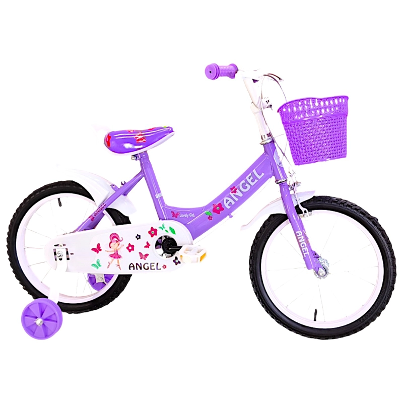 BICICLETA ARO 16 INFANTIL  LILA ANGEL - 1