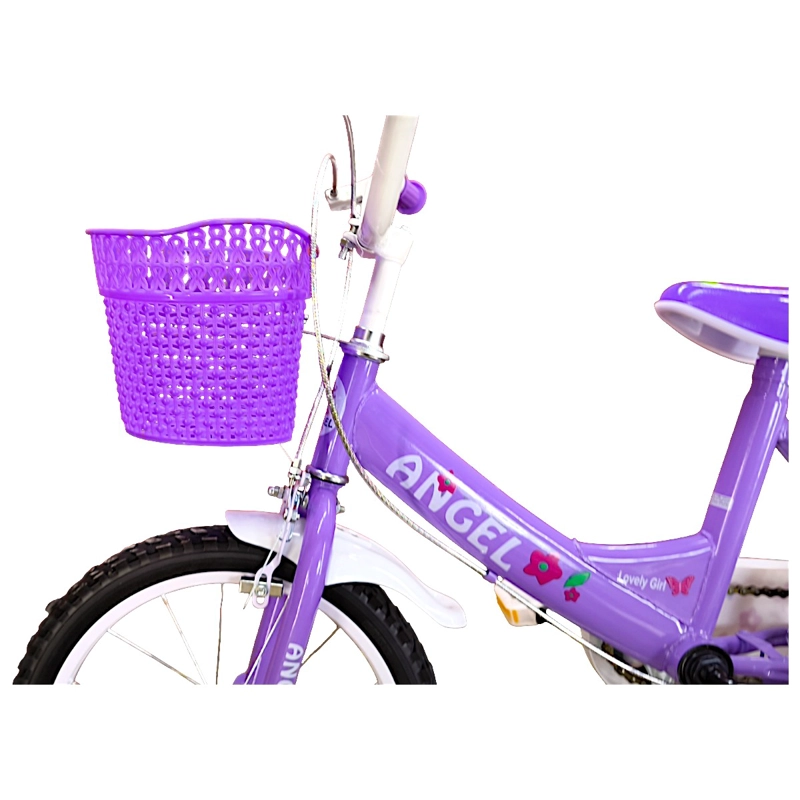 BICICLETA ARO 16 INFANTIL  LILA ANGEL - 6