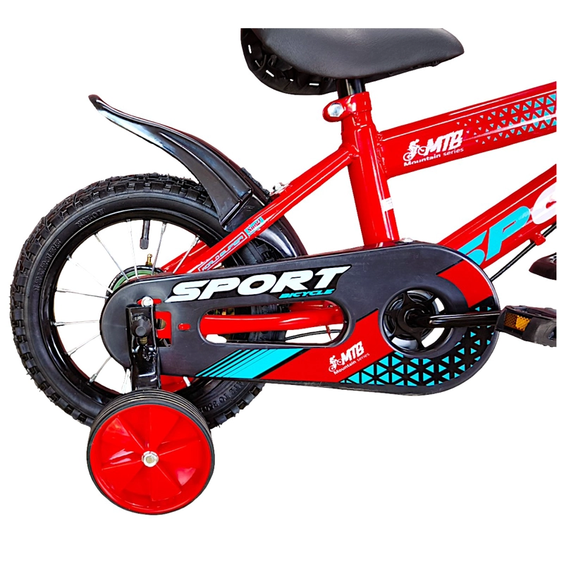 BICICLETA ARO 12 INFANTIL SPORT ROJA - 5