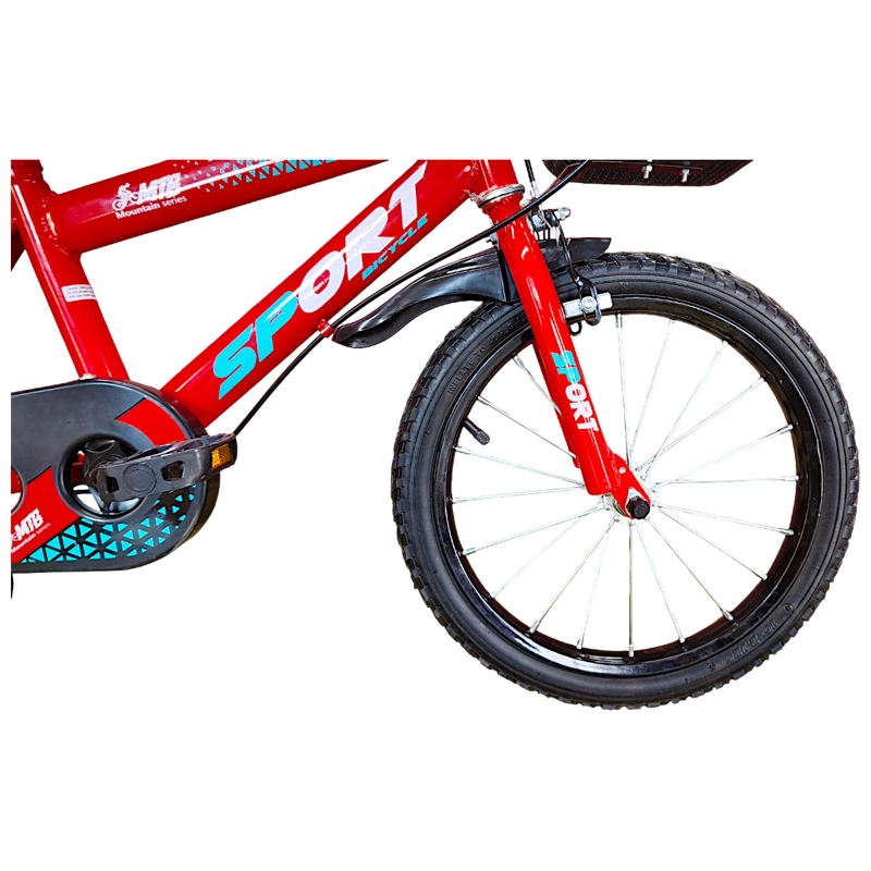 BICICLETA ARO 16 INFANTIL SPORT ROJA - 5