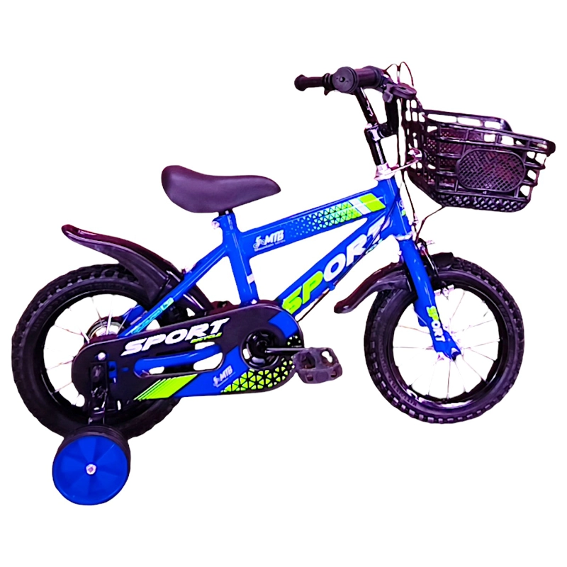 BICICLETA ARO 12 INFANTIL SPORT AZUL - 3