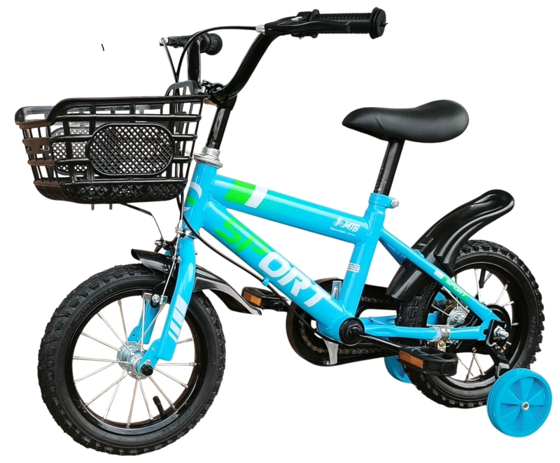 BICICLETA ARO 12 INFANTIL SPORT CELESTE - 9
