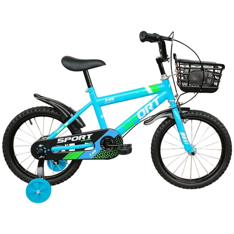 BICICLETA ARO 16 INFANTIL SPORT CELESTE - 3