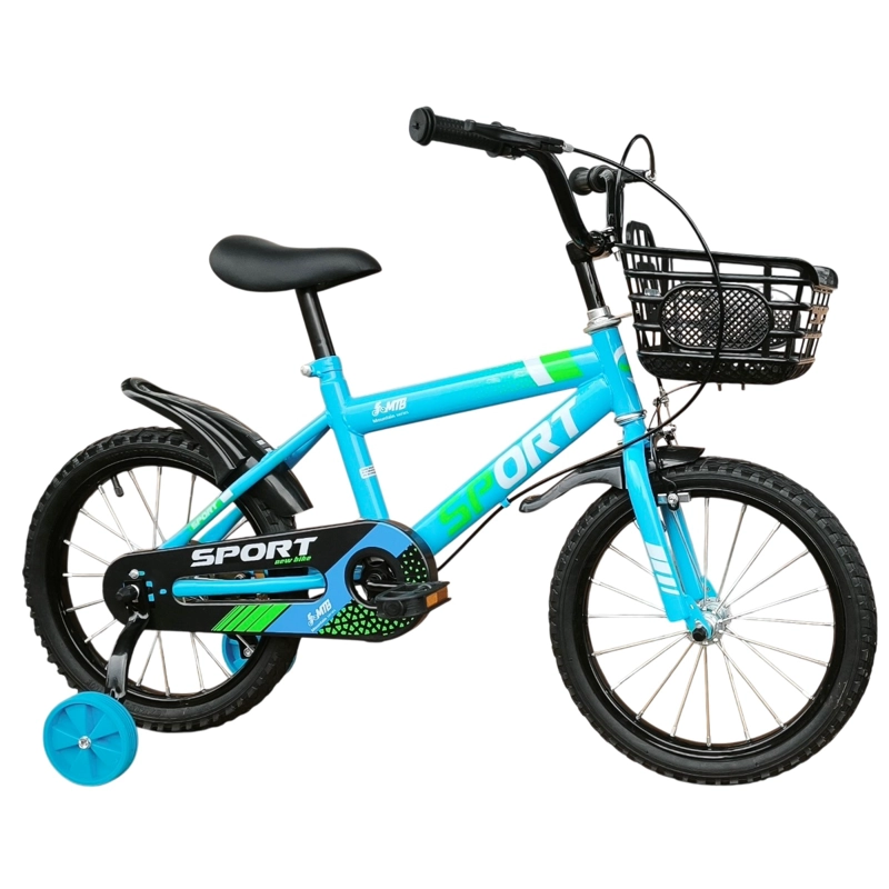BICICLETA ARO 16 INFANTIL SPORT CELESTE - 4