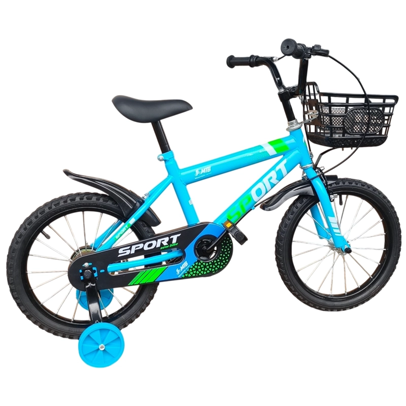 BICICLETA ARO 16 INFANTIL SPORT CELESTE - 5