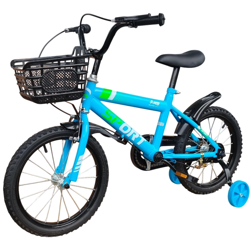 BICICLETA ARO 16 INFANTIL SPORT CELESTE - 9