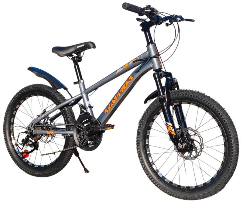 BICICLETA ARO 20 MAWIDA CON FRENO DISCO GRIS SILVER - 1