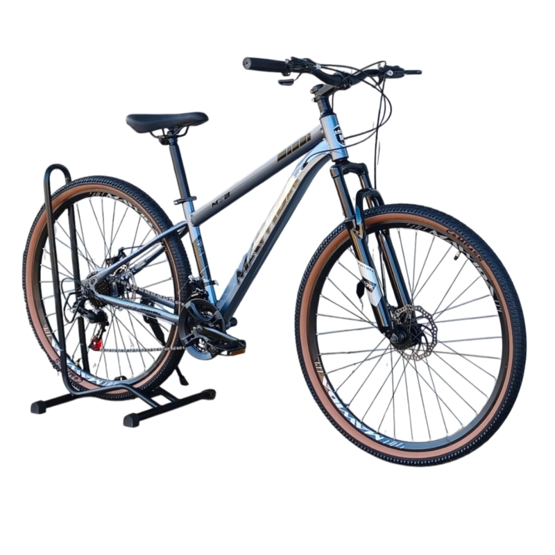 BICICLETA ARO 29 MAWIDA 21 VELOC Y FRENO DISCO GRIS SILVER - 1