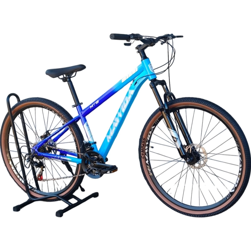 BICICLETA ARO 29 MAWIDA 21 VELOC Y FRENO DISCO AZUL CELESTE - 1