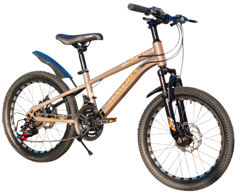 BICICLETA ARO 20 MAWIDA CON FRENO DISCO GRIS GOLD - 1