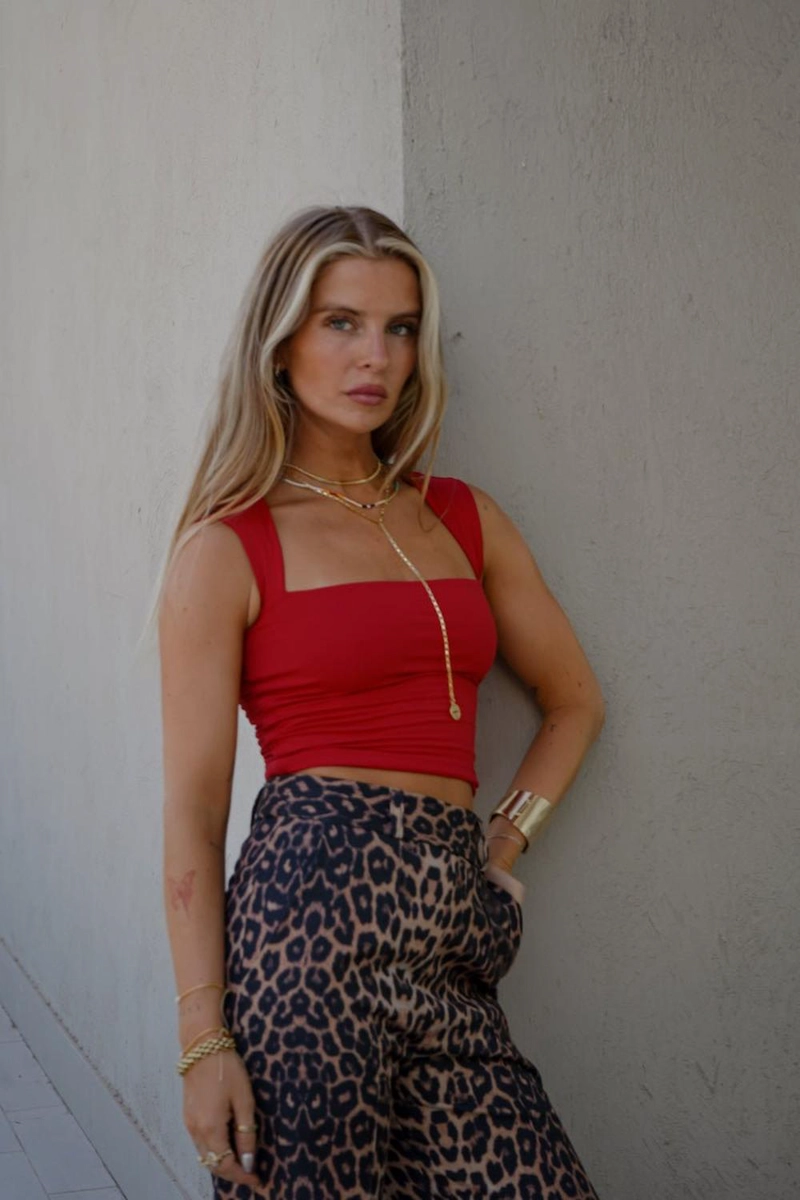 ISABELLA TOP ROJO - 4