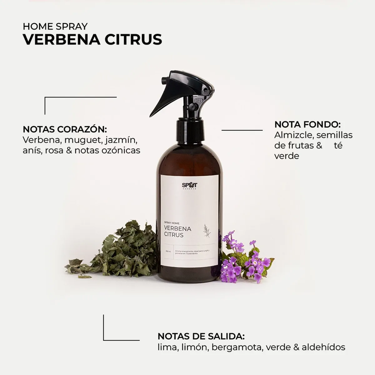 SPRAY HOME 350ML VERBENA CITRUS SPOT ESSENCE - 2