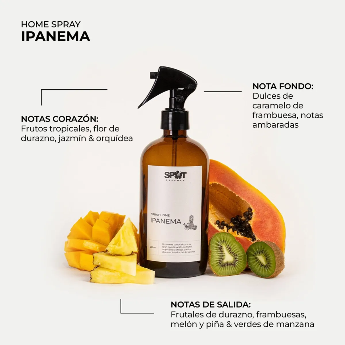 SPRAY HOME LH 500ML AMBAR IPANEMA SPOT ESSENCE - 2