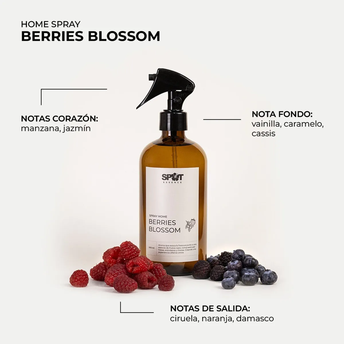 SPRAY HOME LH 500ML AMBAR BERRIES BLOSSOM SPOT ESSENCE - 2