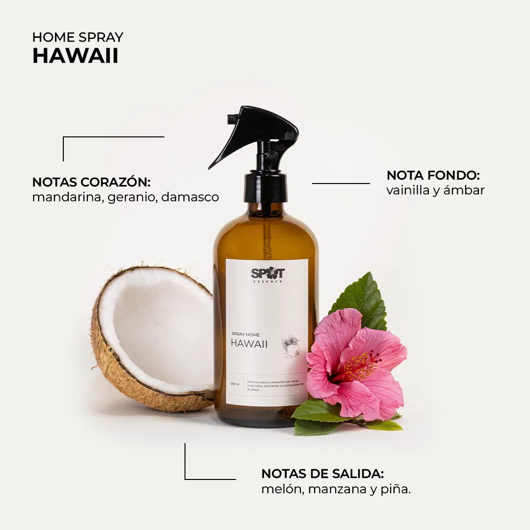 SPRAY HOME 500ML ÁMBAR HAWAII SPOT ESSENCE - 3