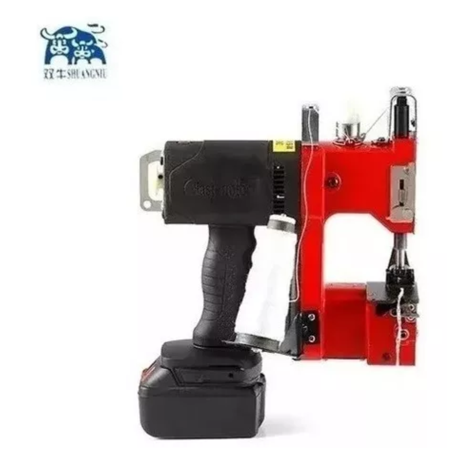 MAQUINA COSEDORA DE SACOS INALÁMBRICA + 1 BATERIA ADICIONAL COLOR ROJO - 4