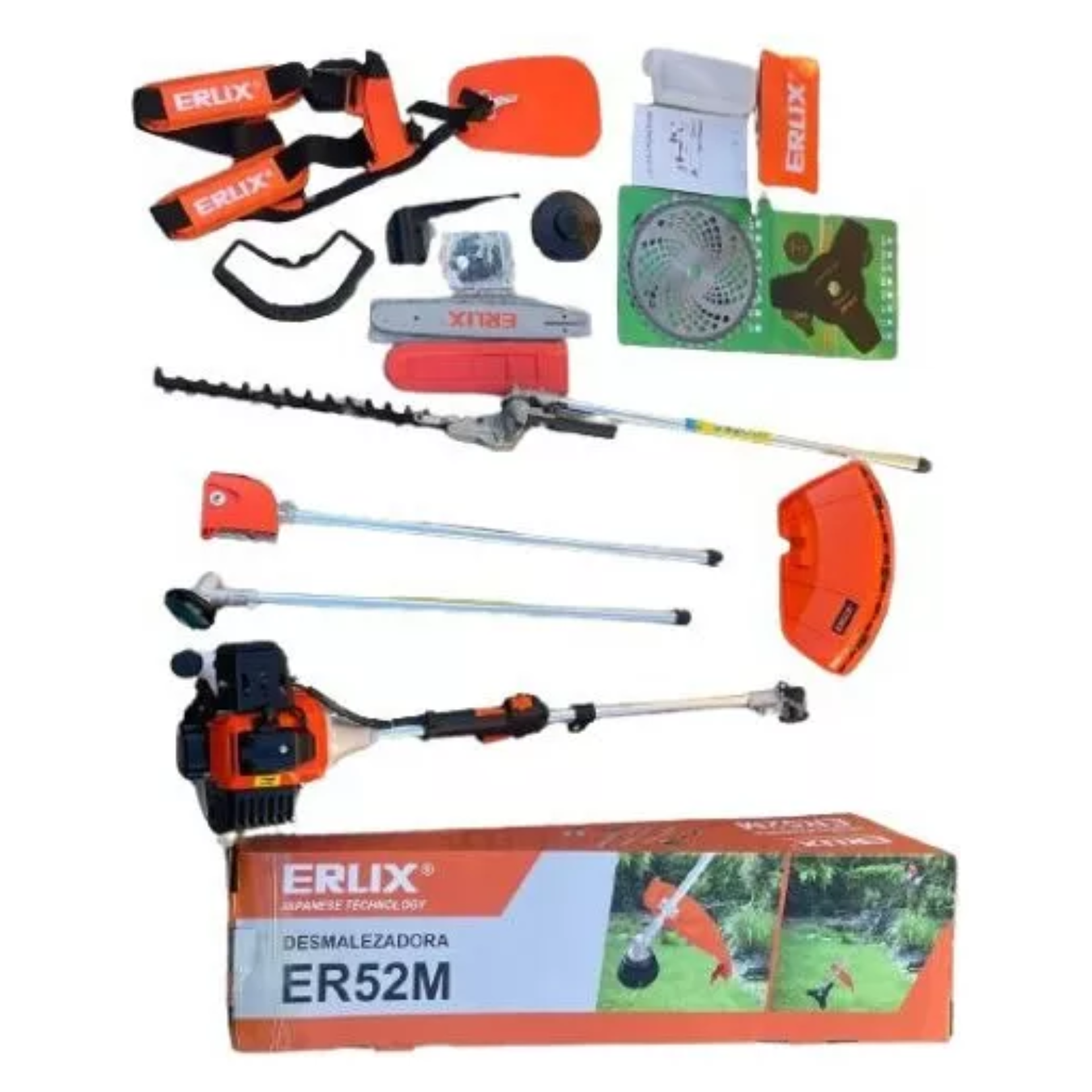 DESBROZADORA ERUX 7 EN 1 7EN1 MULTIFUNCIONAL 3 HP 1.2L - 4