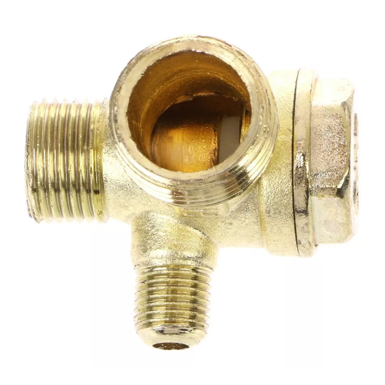 VÁLVULA 1A50370 DE RETENCIÓN DE COMPRESOR DE AIRE DE METAL DE 3 VÍAS - 2
