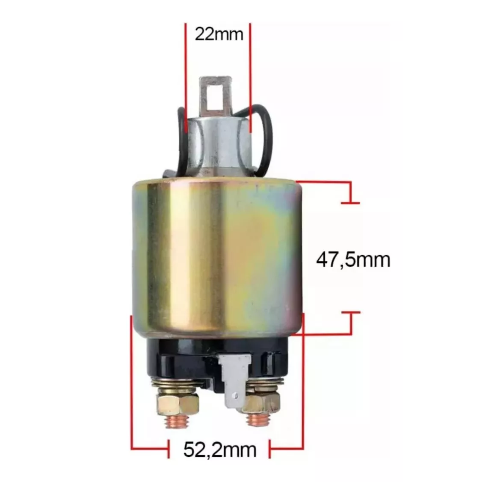 SELENOIDE MOTOR DE PARTIDA PARA MOTOR 186F - 2